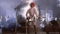 Pinhead with chainsaw