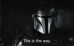 The Mandalorian This is the way