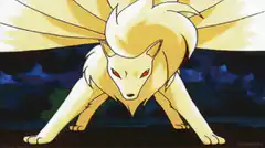 Kurama transforms into Nine-Tails