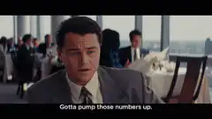 Gotta pump those numbers up