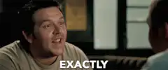 Nick Frost Exactly Reaction