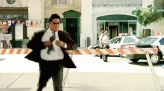 Clark Kent reveals Superman suit