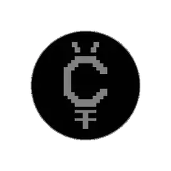 Pixel art coin spinning