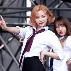 K-pop idol dancing on stage