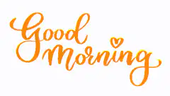 Good Morning text animation