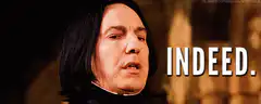 Severus Snape Indeed