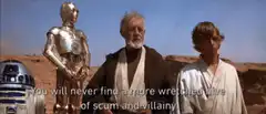 Obi-Wan Kenobi describes Mos Eisley