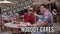 Nobody Cares Blockchain Meme