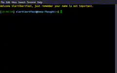 Terminal ASCII art train