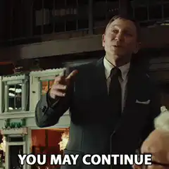 Daniel Craig You May Continue