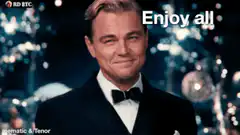 Leonardo DiCaprio Bitcoin Toast