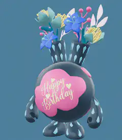 3D Chiko Roko Birthday Character