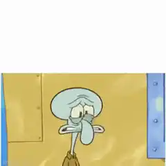Squidward holds up a brain with #ZAPATHON