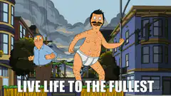 Bobs Burgers Run in Underwear