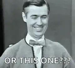Mr. Rogers flips the bird