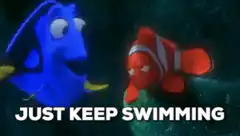 Dory and Nemo Just Keep Swimming