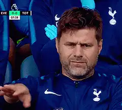 Mauricio Pochettino facepalm
