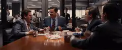 Wolf of Wall Street boardroom fist pump