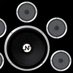 JN FM speaker logo animation