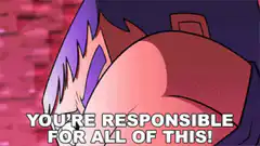 Beast Boy angry You're responsible for all of this