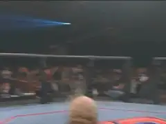 Fighter does a silly dance in the octagon