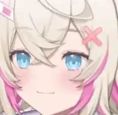 blushing anime girl close up