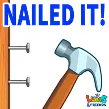 Nailed It Hammer Cartoon