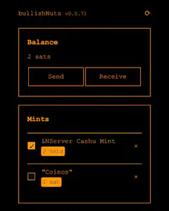 bullsNuts app balance and mints update