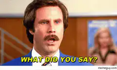 Ron Burgundy What Did You Say