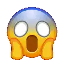 pixelated shocked emoji