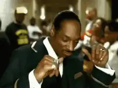 Snoop Dogg dancing with rings