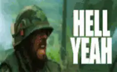 Soldier yelling hell yeah
