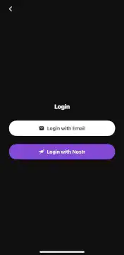 Login with Nostr app flow