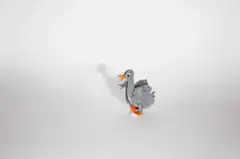 Claymation ducks gathering