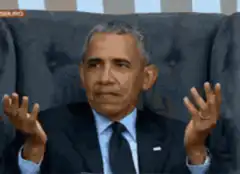 Obama shrugging hands