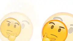 Thinking Face Emoji Animation