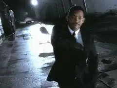 Will Smith puts on sunglasses