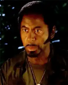 Carl Weathers as Apollo Creed talking