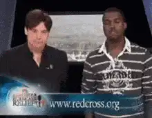 Kanye West and John Mayer Red Cross Relief
