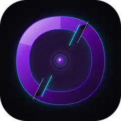 Neon Purple Vinyl Record