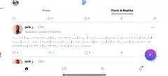 Twitter post with math symbols
