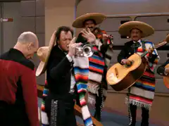 Picard reacts to mariachi band
