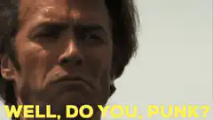 Well, do you, punk?