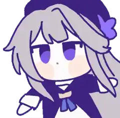 Chibi character head spin