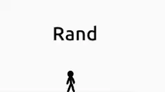 Stickman fights red figures