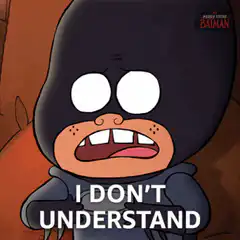 Toddler Batman I Don't Understand