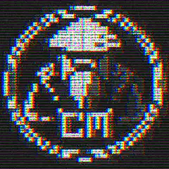 pixel art mushroom logo glitch