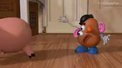 Mr. Potato Head calls a pig an uncultured swine