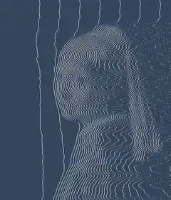 Abstract wavy line pattern animation