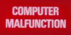 Computer Malfunction Glitch Text